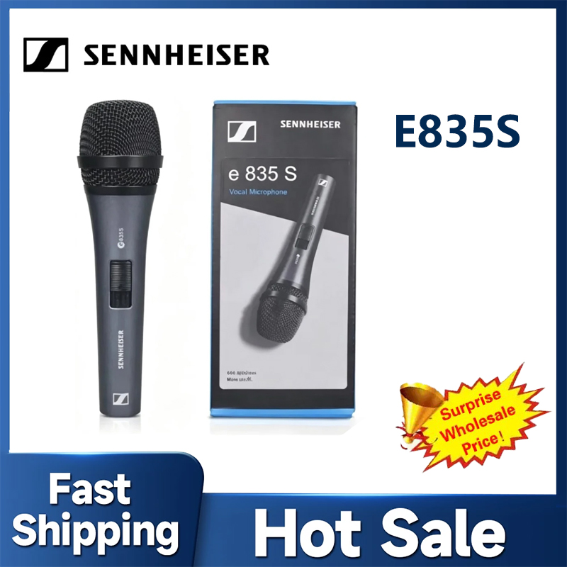 Shure Mic Sm58 - Mikrofon wokalny dynamiczny kardioidalny Sennheiser E835S,