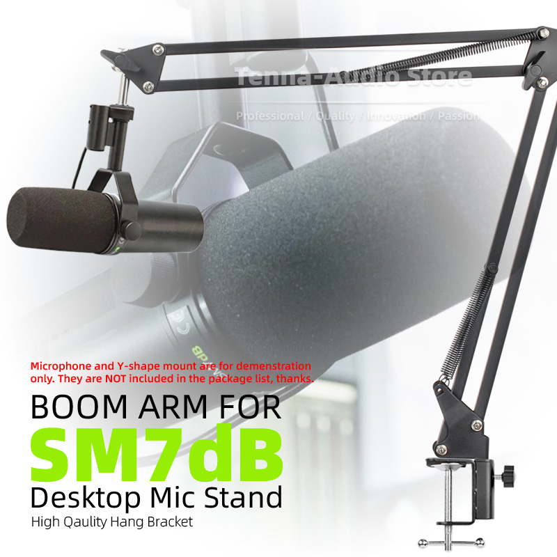 Uchwyt stołowy z ramieniem noż – Shure Mic Sm7B recenzja i cena