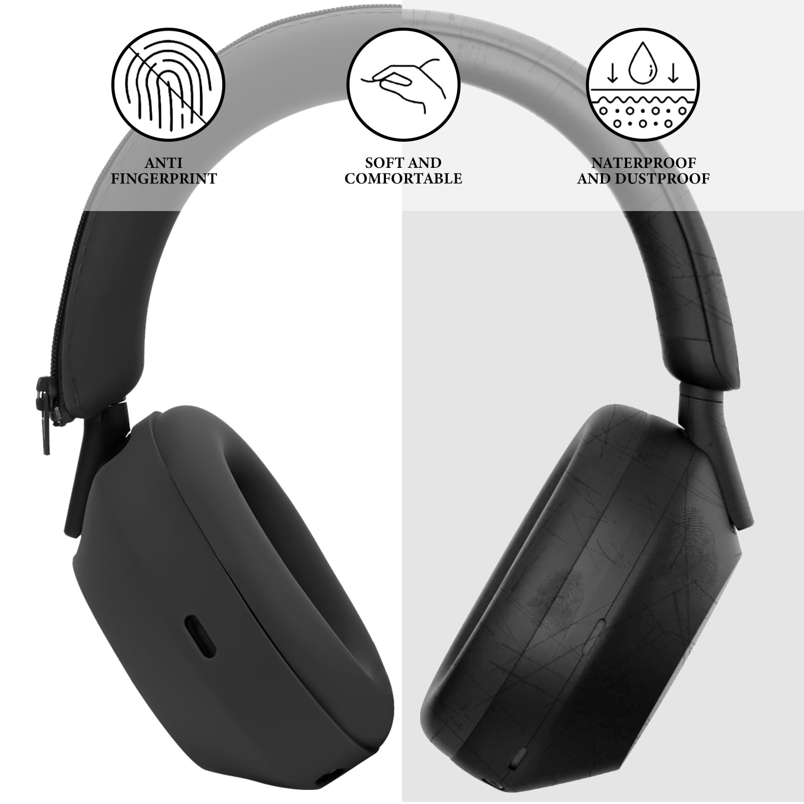 Silikonowe etui ochronne 3 w 1 – Sony Headphone Wh-1000Xm5 recenzja i cena