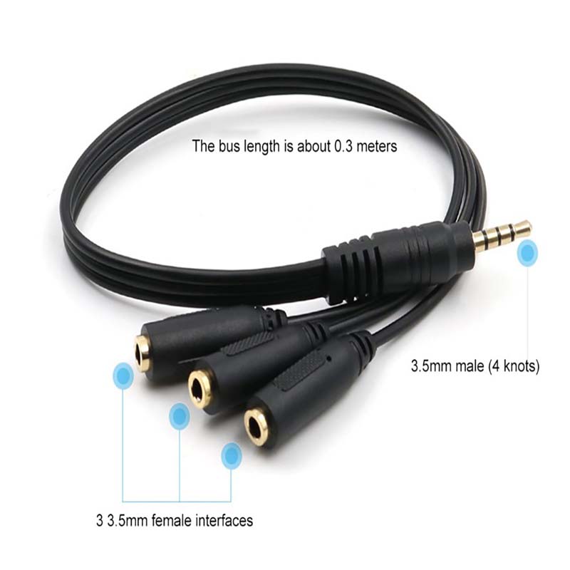 1 szt. Rozdzielacz audio 3.5mm – Earphone Splitter Jack recenzja i cena