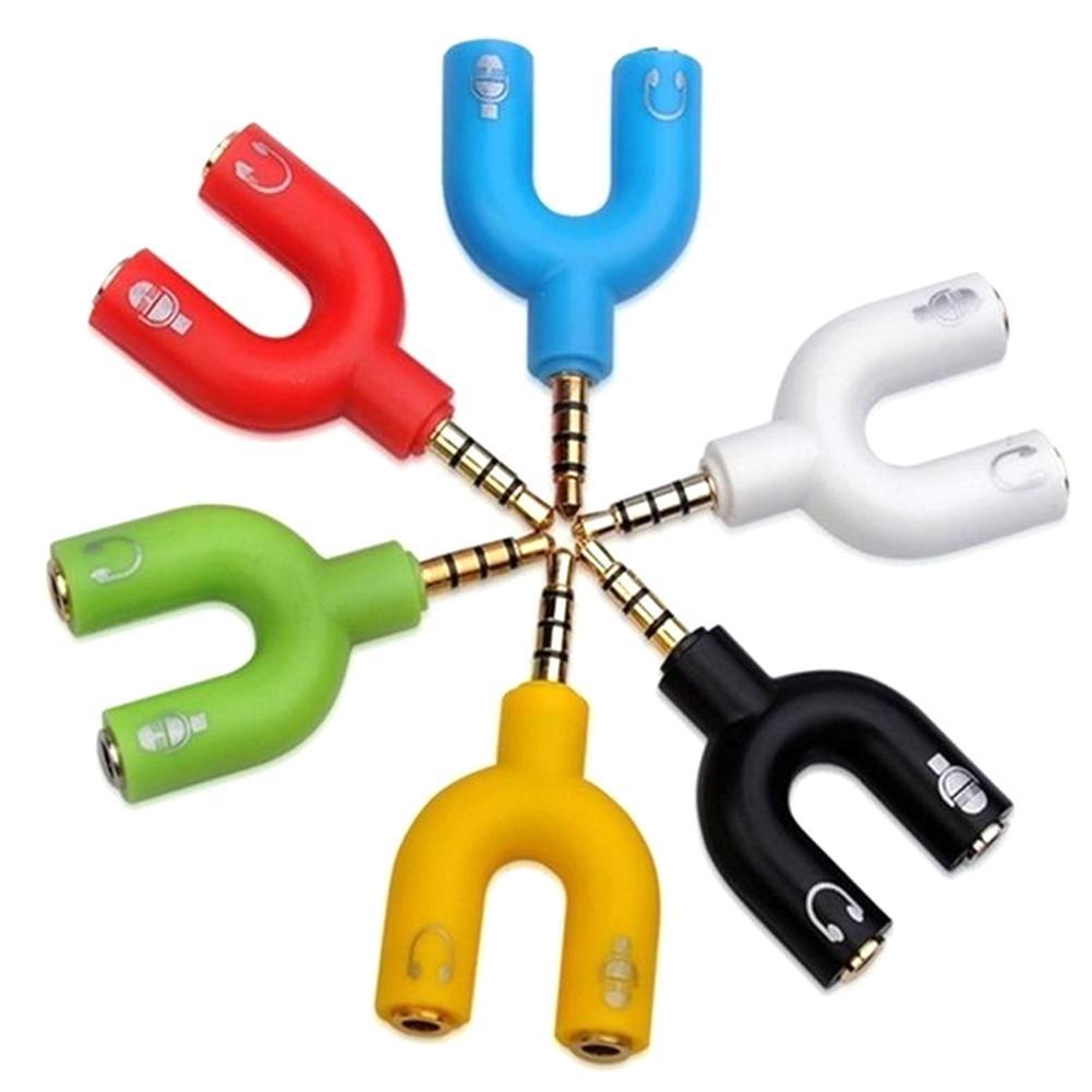 1PC Podwójny adapter 3,5 mm ty – Earphone Splitter Jack recenzja i cena
