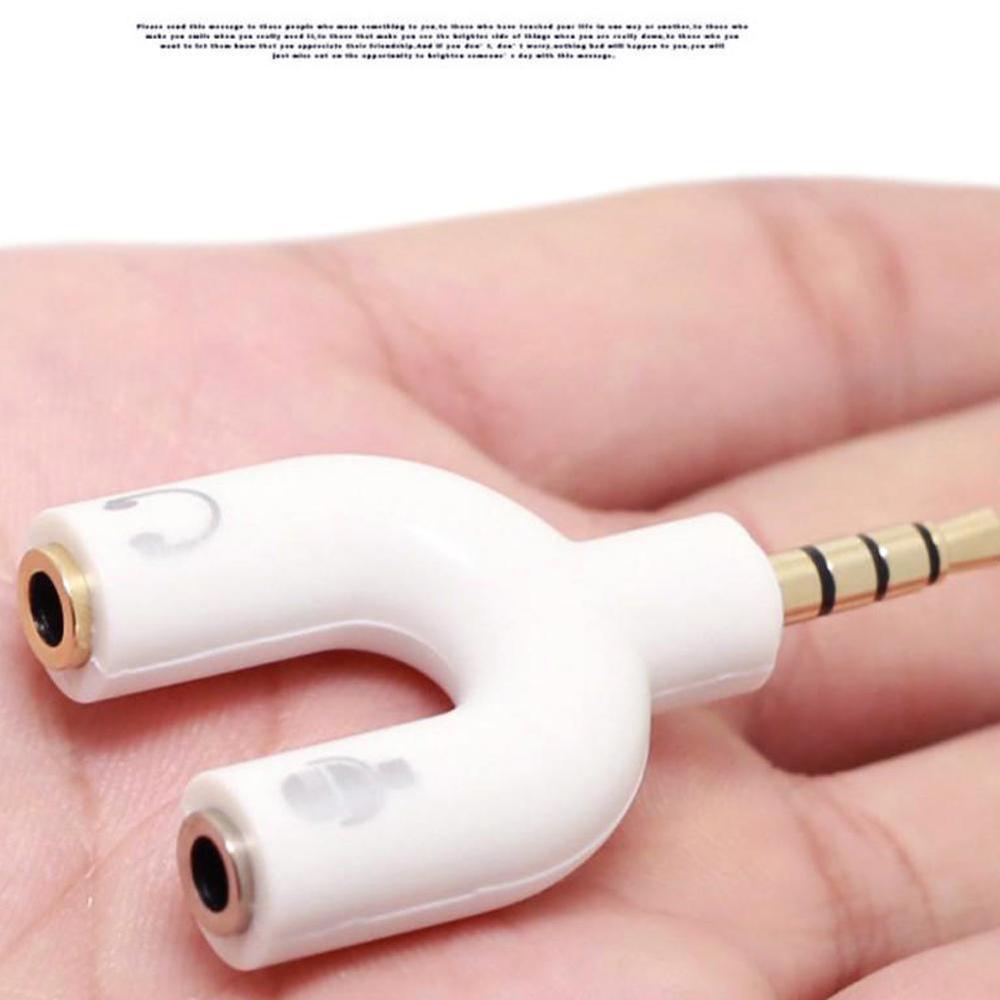 1PC Podwójny adapter 3,5 mm ty – Earphone Splitter Jack recenzja i cena