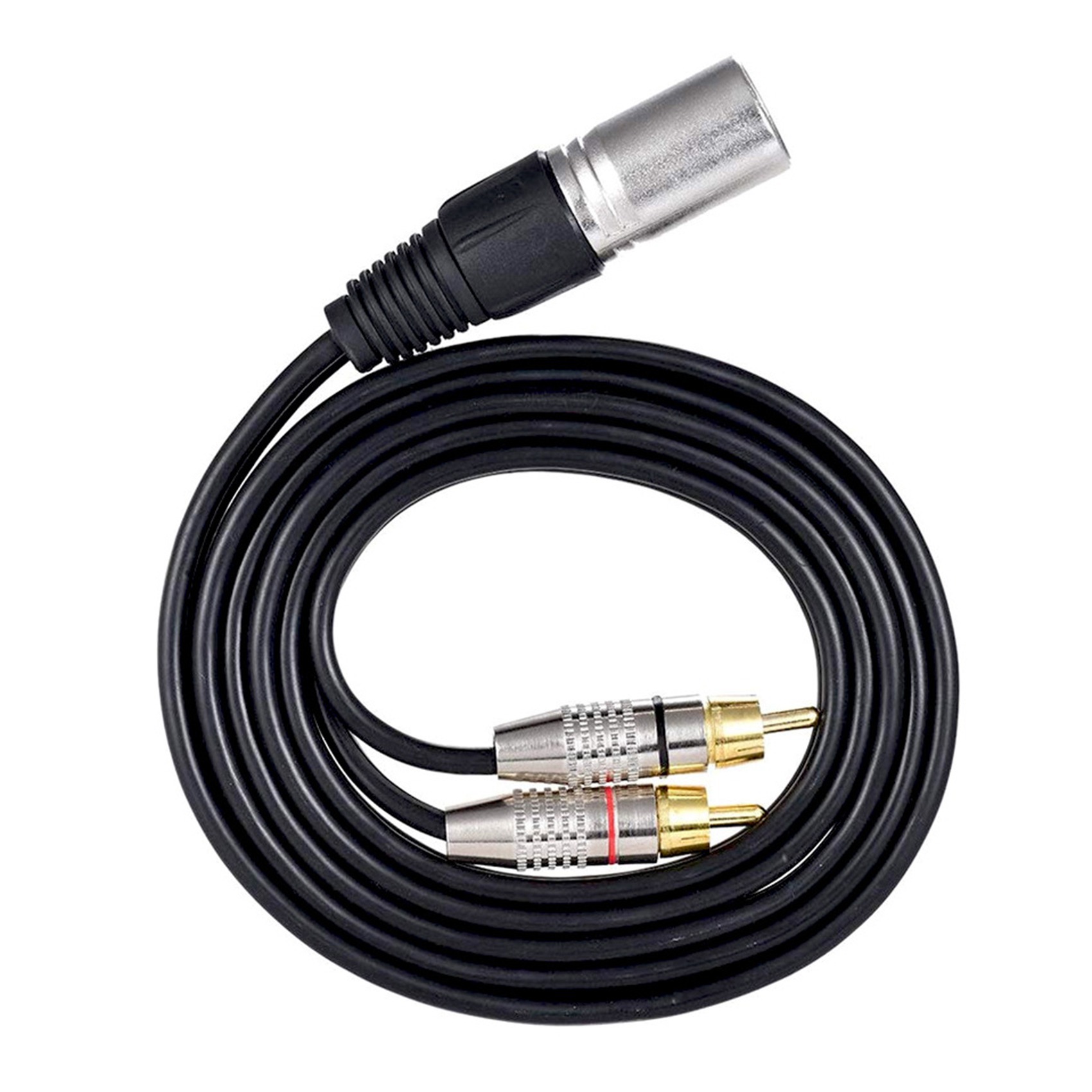 1 XLR męski na 2 wtyczki męski – Audio Splitter Y recenzja i cena