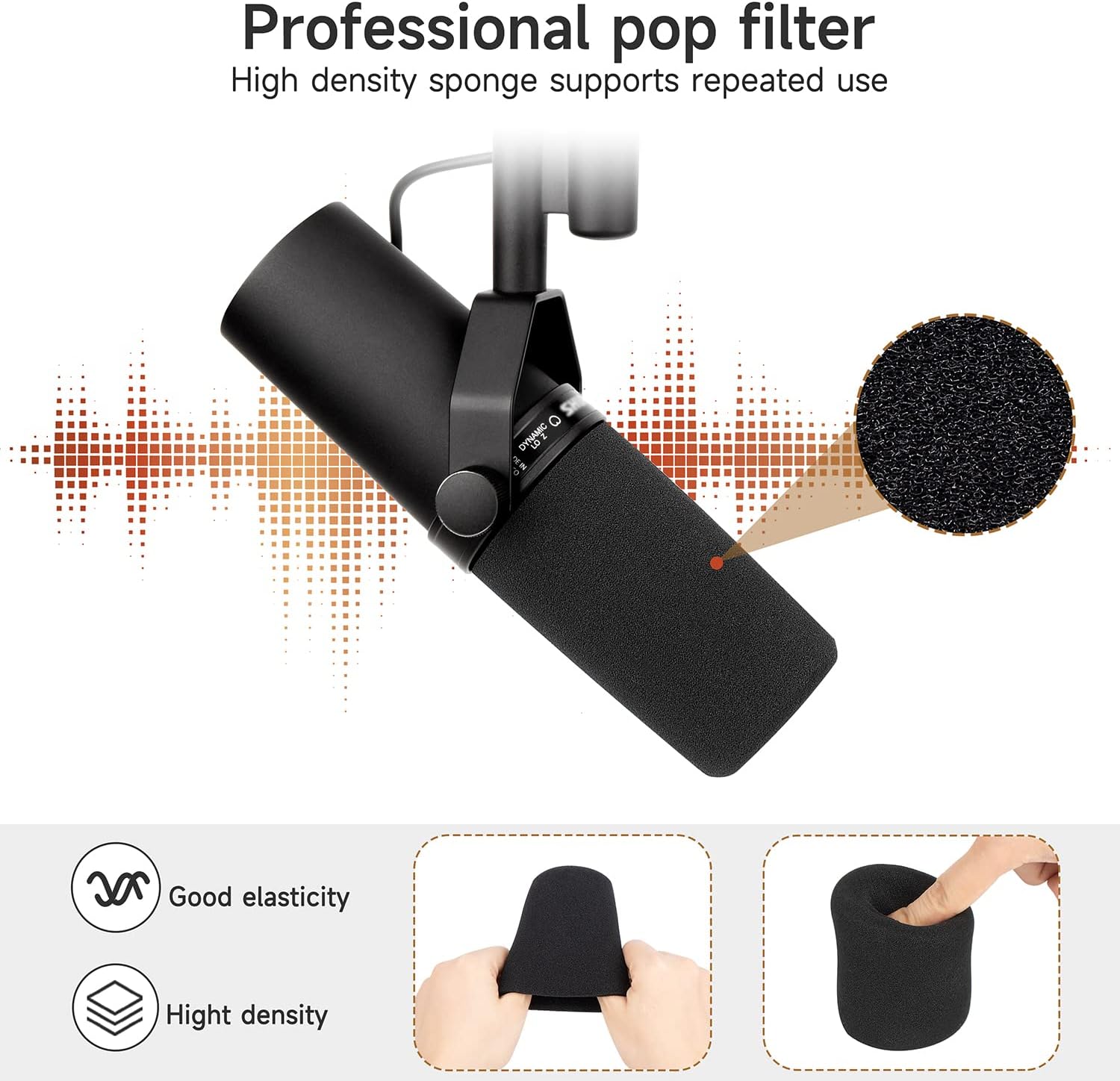 1 SZT./2 SZT. Osłona przeciwwi – Shure Mic Sm7B recenzja i cena