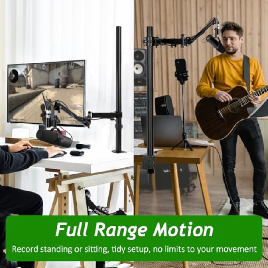 Ramię do mikrofonu, regulowany – Shure Mic Sm7B recenzja i cena
