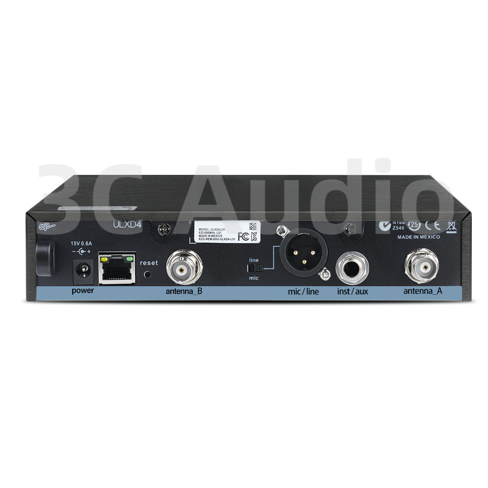 ULXD4-SLXD 500/600MHz Profesjo – Shure Mic Sm58 recenzja i cena
