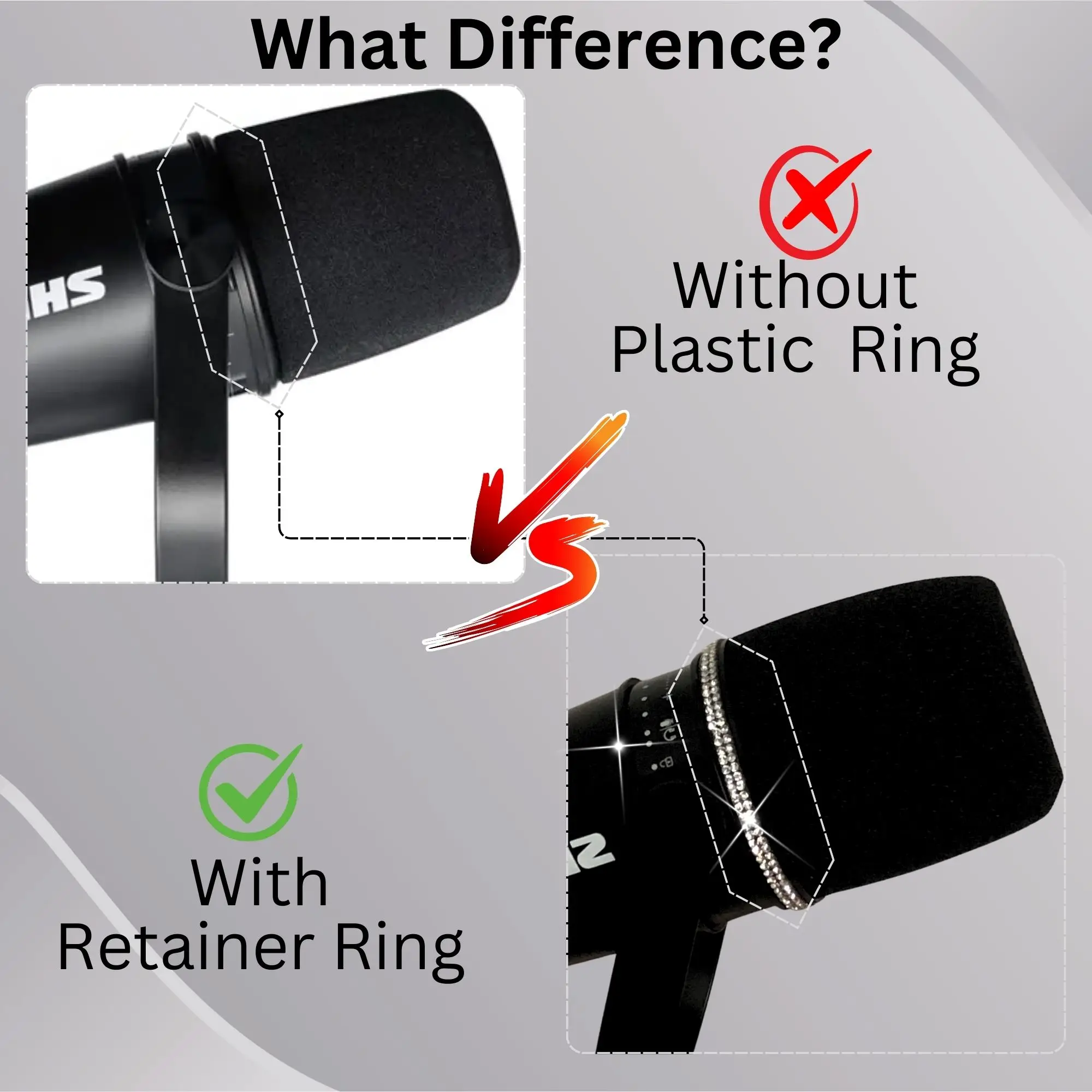 Sparkly MV7 Foam Pop Filter do – Shure Mic Mv7 recenzja i cena