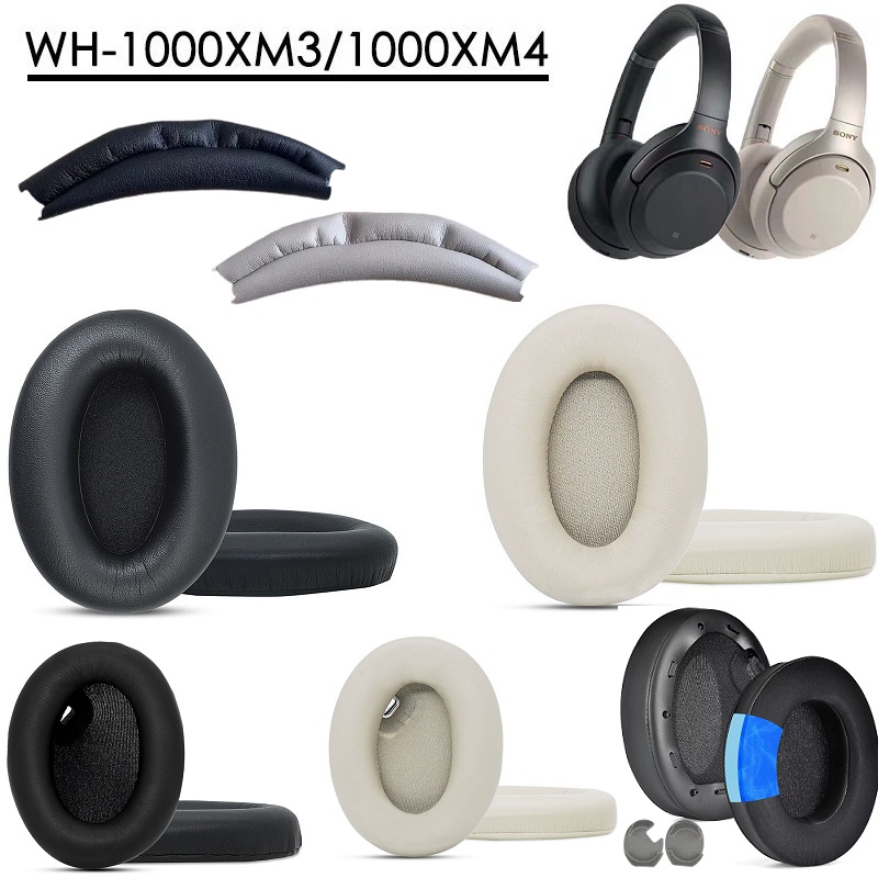 Wymienne nauszniki i pałąk na  – Sony Headphone Wh-1000Xm4 recenzja i cena