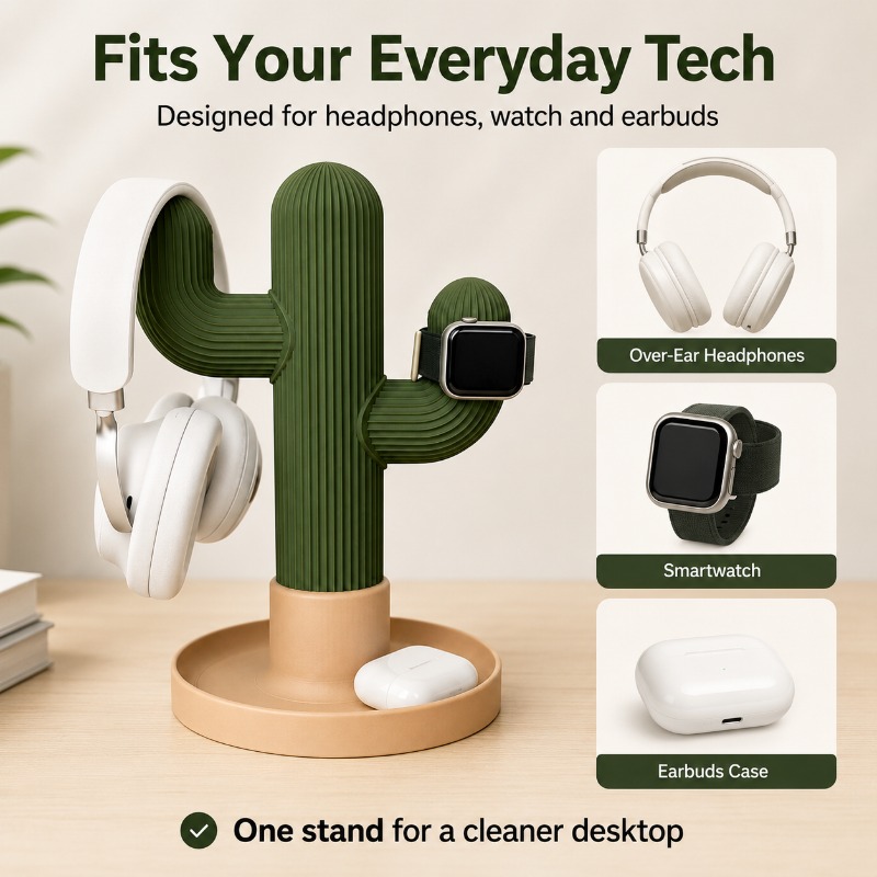 Minimalistyczny stojak na słuc – Headphone Stand Desk recenzja i cena